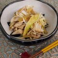 バカリャウ's cooksnap of when they made 茄子と鶏胸肉のザーサイ和え.