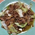 lala5's cooksnap of when they made 挽き肉とキャベツの黄金炒め.