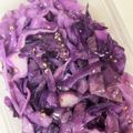 チワワのテオのママ's cooksnap of when they made お弁当に★紫キャベツの簡単ナムル.