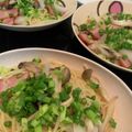 ゆりはるみ♡'s cooksnap of when they made きのことベーコンの白だしパスタ.