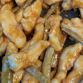 もじゃちゃん☆'s cooksnap of when they made 鶏むね肉とごぼうの甘辛炒め.