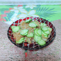 sakuraロゼット's cooksnap of when they made クラゲと胡瓜の中華風酢の物.