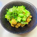 azbjbn's cooksnap of when they made 簡単☆オクラ納豆.