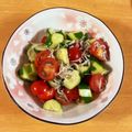sakachi99's cooksnap of when they made しらすとトマトの甘酢和え.