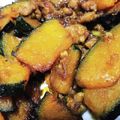 amaotoたん's cooksnap of when they made かぼちゃのカレーミンチ炒め.