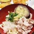yoyomari's cooksnap of when they made 鬼おろし豚しゃぶぶっかけうどん.