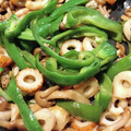 かめのたろう's cooksnap of when they made ピーマン・ちくわ・しめじのオイスター炒め.