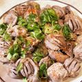 あい♪らんど's cooksnap of when they made 砂肝ポン酢（下処理から）.
