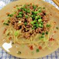 在宅勤務のおじさん's cooksnap of when they made 冷やし坦々麺.