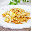 Satoco❋'s cooksnap of when they made 簡単美味！新玉ねぎと卵のソース炒め.