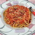 在宅勤務のおじさん's cooksnap of when they made ツナとトマト缶の簡単パスタ.
