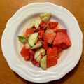 ブランディ's cooksnap of when they made 夏にぴったり！甘いスイカサラダ.