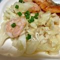 くっくあんず's cooksnap of when they made エビとキャベツのレモン炒め.