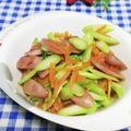 ととろ＆めい's cooksnap of when they made アスパラと人参とボロニアのリボンサラダ.