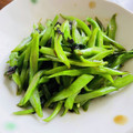 kinniko's cooksnap of when they made ささぎの油炒め.