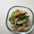 Ruriluru's cooksnap of when they made おくらと竹輪の辛子和え.