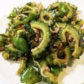 佐藤直子's cooksnap of when they made ゴーヤひき肉もやしピーマンの塩昆布炒め.
