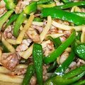 チャミ☆'s cooksnap of when they made 簡単＊豚こま肉のチンジャオロース.