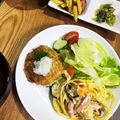 ☆あさ's cooksnap of when they made ズッキーニのサラスパサラダ☆カレー風味.