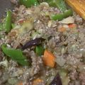 hina＆coMAM's cooksnap of when they made ピーマンと茄子の肉味噌炒め.