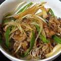 ayumit's cooksnap of when they made 豚もやしピーマン炒め★極みソース仕立て.