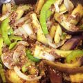 pikusuzu2's cooksnap of when they made ひき肉となすとピーマンの味噌炒め.