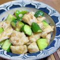 まいもちくま's cooksnap of when they made 鶏むね肉ときゅうりの梅さっぱり炒め.