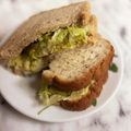 ナピト's cooksnap of when they made 茹で卵とキャベツのコールスローサンド.