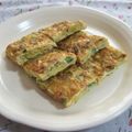 mmameco's cooksnap of when they made ゴーヤのワタのチヂミ風卵焼き.