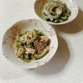 みぽぽ37's cooksnap of when they made 【楽めし】ゴーヤとベーコンの麺つゆマヨ.