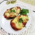 みっちゃん❇️68's cooksnap of when they made 米茄子のミートソースグラタン.