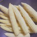 牛刀親父's cooksnap of when they made 茹で色キレイ♪簡単☆ヤングコーンの茹で方.
