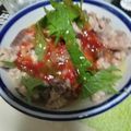 コボたん0928's cooksnap of when they made ☺おうち居酒屋☆豆腐で簡単♪さばやっこ☺.