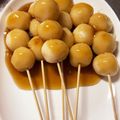 さんすけママ☆'s cooksnap of when they made ふっわふわ♪豆腐白玉だんご.