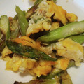 ヨシヨッシー's cooksnap of when they made アスパラとたまごのバター炒め.