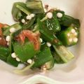 クックHDP0M2☆'s cooksnap of when they made オクラと梅干しの和え物.