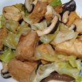 ナーちゃん's cooksnap of when they made 厚揚げと春キャベツの味噌バター炒め.