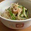♡こもれび♡'s cooksnap of when they made 覚書 竹輪きゅうりモヤシ和え.