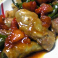 ｖみさｖ's cooksnap of when they made オクラとししとうのトマトで豚肉巻き.