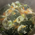 おみぴよ's cooksnap of when they made 海苔とネギのスープ.