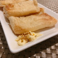 ONE★MAYU★'s cooksnap of when they made 油揚げを焼くだけで完成♪カリカリ油揚げ.