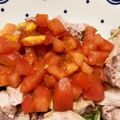 まいっくママ's cooksnap of when they made 脱マンネリ！簡単トマトだれの絶品冷しゃぶ.