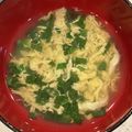 Kママ♡'s cooksnap of when they made 簡単！モロヘイヤと卵のトロトロ中華スープ.