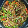 ゆか☆猫's cooksnap of when they made シシトウ、玉ねぎと牛肉のオイスター炒め.