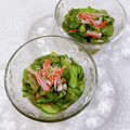 みぽぽ37's cooksnap of when they made きゅうりともずくの酢の物.