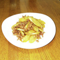 まさヒロ's cooksnap of when they made ごぼうとひき肉のピリ辛炒め*作り置きに.
