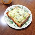 もふもふクロさん's cooksnap of when they made キャベツde海苔☆チーズトースト.