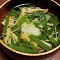 kohada2251's cooksnap of when they made 白だしでつるむらさきとベーコンのスープ.