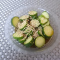 スタイリッシュママ's cooksnap of when they made きゅうりのごま油和え.