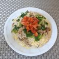スタイリッシュママ's cooksnap of when they made ニラ豚キムチチャーハン.
